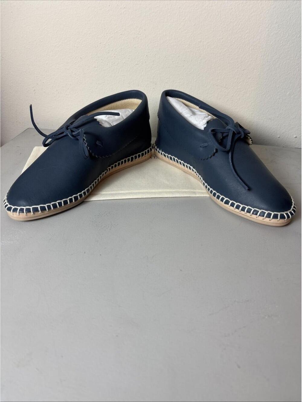 The GREAT Canyon Leather Moccasin in Cornflower Blue, $395 NEW, Size 6, M2 - Picture 5 of 6